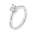 Auckland white gold engagement ring